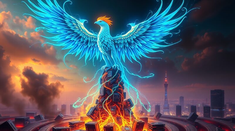 Feniks z serwerów GPU CoreWeave wznosi się ku chmurze AI. Transformacja, ambicja, dług.