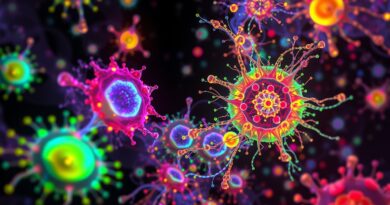 Kosmiczna nebula komórek w mikroskopie: kolory oznaczają podtypy identyfikowane przez CellLENS.