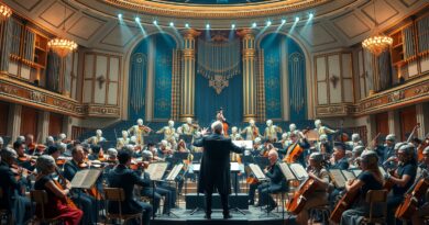 Orkiestra przyszłości: ludzie i AI, dyrygent - inżynier AI, nowoczesna rekrutacja.