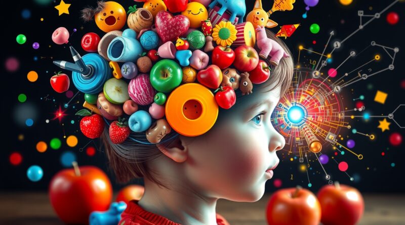 Kolorowy, radosny mózg dziecka deklasuje chłodne, abstrakcyjne algorytmy AI w rozpoznawaniu obrazów.