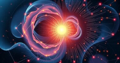 Nebula danych językowych, AI jako serce z obwodów, subtelny wpływ na język.