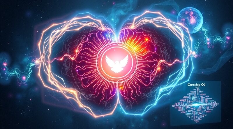 Nebula w kształcie mózgu z motywami Gemini: Agent Mode, Gemini Go i Immersive View.