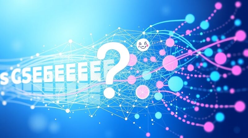 Arkusz kalkulacyjny przekształcający się w sieć neuronową, symbolizującą integrację danych i AI. Logo Hugging Face.