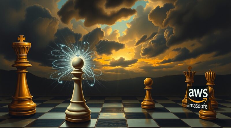 Szachowa rozgrywka w stylu Rembrandta: OpenAI (pionek) rzuca wyzwanie dominacji Microsoftu na tle AWS.
