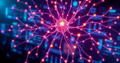 Abstrakcyjna sieć neuronowa z rozgałęzieniami, symbolizująca kontrolę nad konwersacjami w ChatGPT.