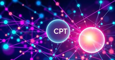 Abstrakcyjna wizualizacja integracji ChatGPT z narzędziami MCP: węzły, linie, orbita, automatyzacja.