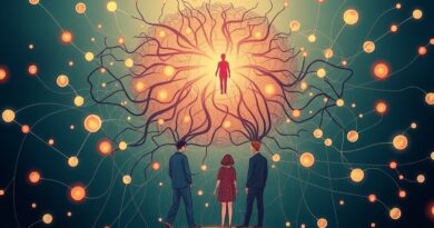 Abstrakcyjne połączenie sieci neuronowych w ludziach, symbolizujące Gemini Enterprise i wsparcie AI dla pracowników.