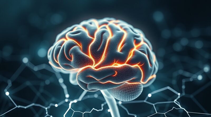 Świetlisty mózg z kodu naprawia cyfrowy krajobraz. AI autonomicznie łata luki w oprogramowaniu.