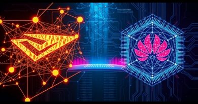 Futurystyczne starcie ekosystemów AI: NVIDIA kontra Huawei, inżynierowie jako pomost transformacji.