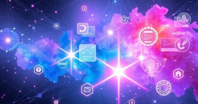 Futurystyczny, opalizujący interfejs: przeglądarka Neon przechodzi w inteligentną nebulę AI.