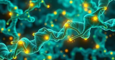 Bioluminescencyjne struktury białek splecione z sieciami neuronowymi AI w projektowaniu leków Takeda i Nabla Bio.