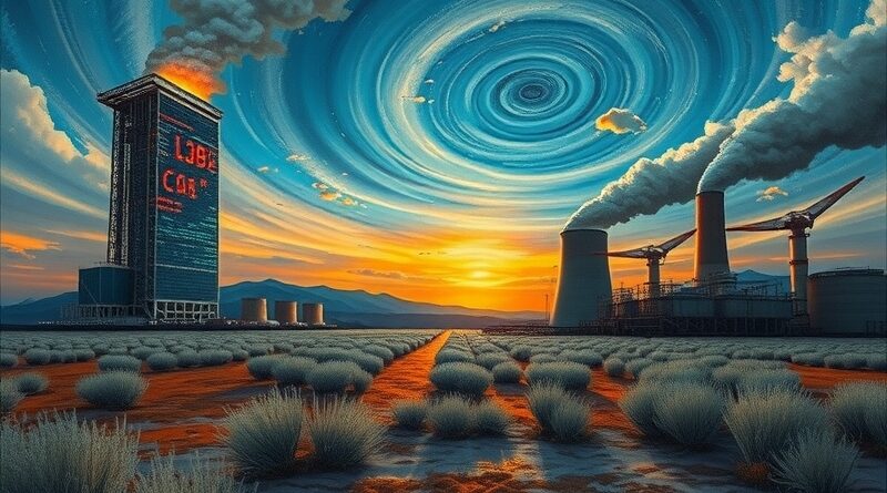 Energetyczny paradoks AI: data center kontra opuszczone turbiny, nadzieja w pojedynczym ostrzu.