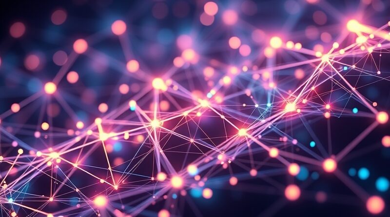 Translucentne formy energii AI manipulują strumieniami danych w rozproszonej sieci blockchain Axelar AgentFlux.