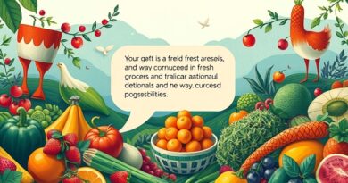 Rozmowa AI przeistacza się w obfitość świeżej żywności, symbolizując zakupy spożywcze DoorDash w ChatGPT.