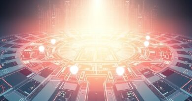 Abstrakcyjna forteca przeglądarki chroniąca agentów AI przed atakami, symbol bezpieczeństwa i innowacji Perplexity.