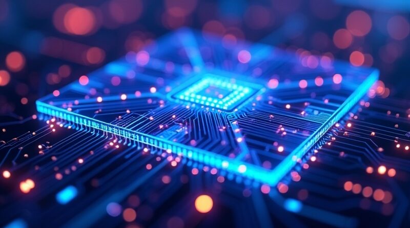 Futurystyczny chip Maia 200, klucz Microsoftu do efektywności AI i cloud computingu.