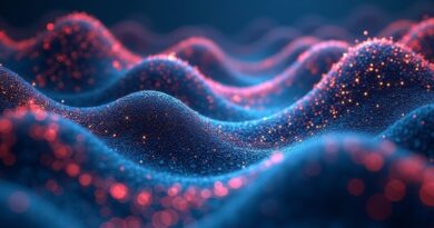 Abstrakcyjna wizualizacja ewolucji kodu: dynamiczne linie algorytmów, cyfrowa tapeta innowacji i rozwoju technologii X-Coder.