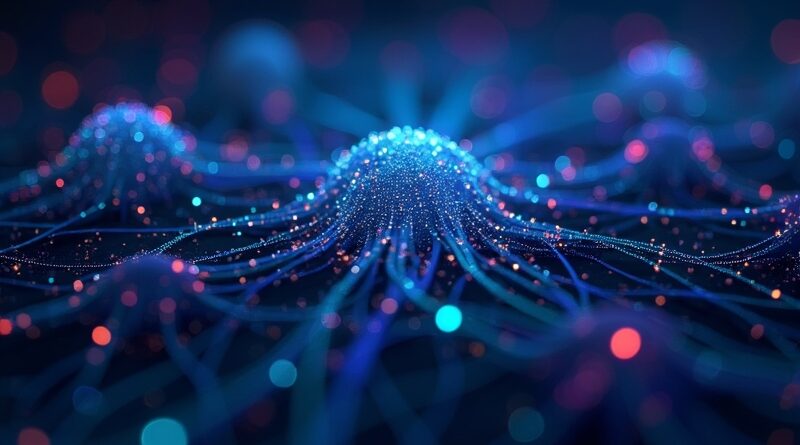 Kluczowe słowa: Artykuł: MiniMax M2.1, przeźroczyste rozumowanie, optymalizacja kosztów. Grafika: Sieć neuronowa, kolory niebieskie, fioletowe, zielone, przepływ informacji. Alt Text: Lśniąca sieć neuronowa symbolizująca transparentne rozumowanie i efektywność modelu MiniMax M2.1.