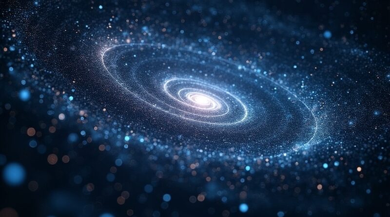 Eteryczna sieć połączeń symbolizująca przełomową wydajność AI NVIDIA i Mistral AI.