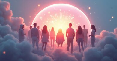 Ochronna bańka otacza nastolatków, symbolizując bezpieczeństwo w sieci przed cyfrowymi zagrożeniami. Pastelowe barwy, nadzieja.