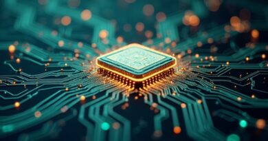 Abstrakcyjna wizja sieci neuronowej, symbolizująca optymalizację i przepływ danych w Unsloth Studio.