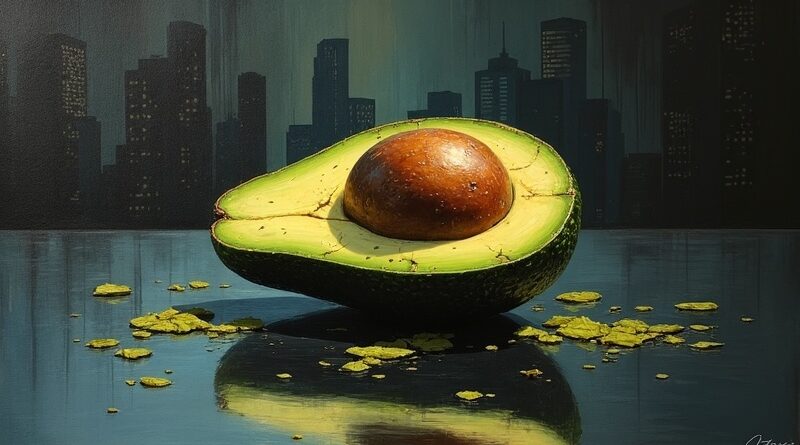 Zwiędłe awokado na biurku w Dolinie Krzemowej symbolizuje opóźniony model AI "Avocado" od Meta.