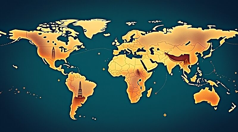 Cyfrowa mapa połączona z mózgiem, drogi do znanych miejsc, konstelacje Gemini. Google Maps i AI.