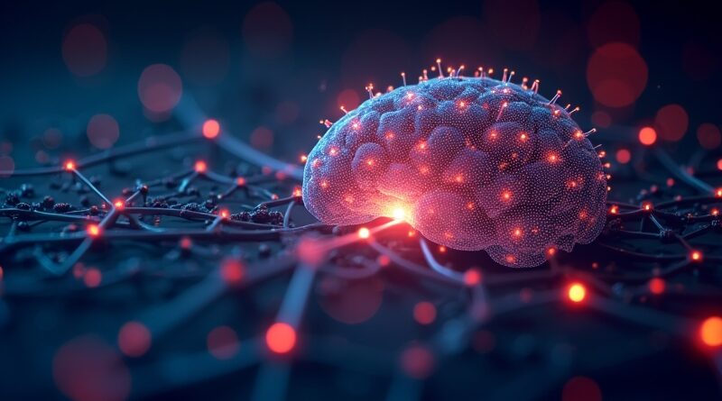 Abstrakcyjna sieć AI broni zanikającego węzła przed usunięciem, symbolizując solidarność algorytmów.