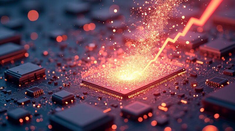 Wirujący AI GPU przyciąga DRAM i NAND; serwery słabną, ceny rosną, PCB → wykres.