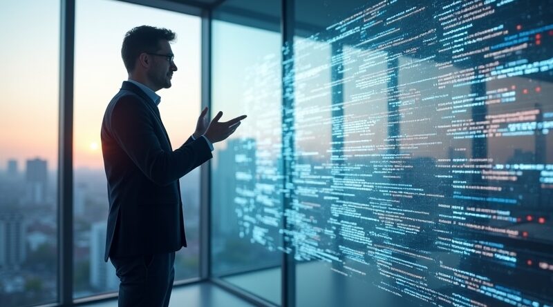 Polski architekt oprogramowania wskazuje na holograficzne klocki kodu tworzone przez autonomiczne agenty AI.