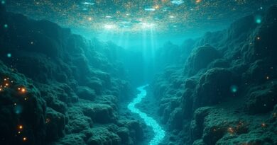 Cyfrowy ocean danych, AI-submersible analizuje przepływające strumienie informacji w architekturach Snowflake i Databricks.