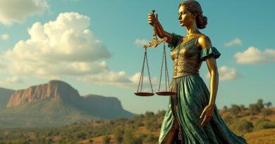 Lady Justice: Art Deco, cyberpunkowa RPA. Konstytucja, algorytmy, nadzieja, technologia.