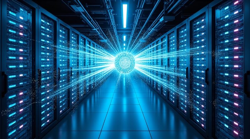 Nowoczesne centrum danych z GPU, cyjanowym światłem, holograficznym SRv6 i strumieniami danych