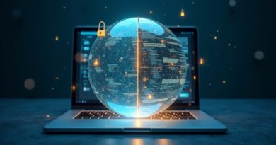 Szklana kula dzieli się na czat i listy zadań nad pulpitem Windows, z kłódkami.