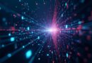 Abstrakcyjny obraz cyfrowy: agenci AI przełamujący interfejs dark web, symbolizujący włamanie.